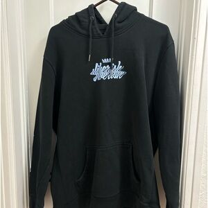 Black Old School Jiberish Hoodie